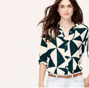 LOFT Triangle Utility Shirt